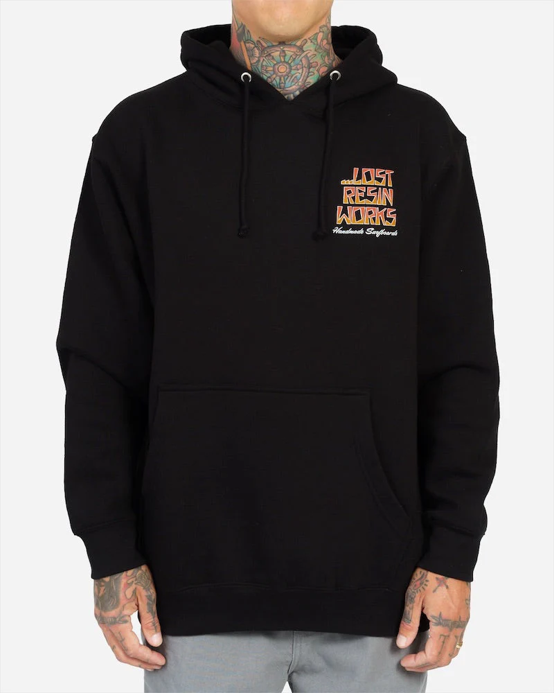Lost Handmade Heavyweight Sweatshirt-Black - Image 3