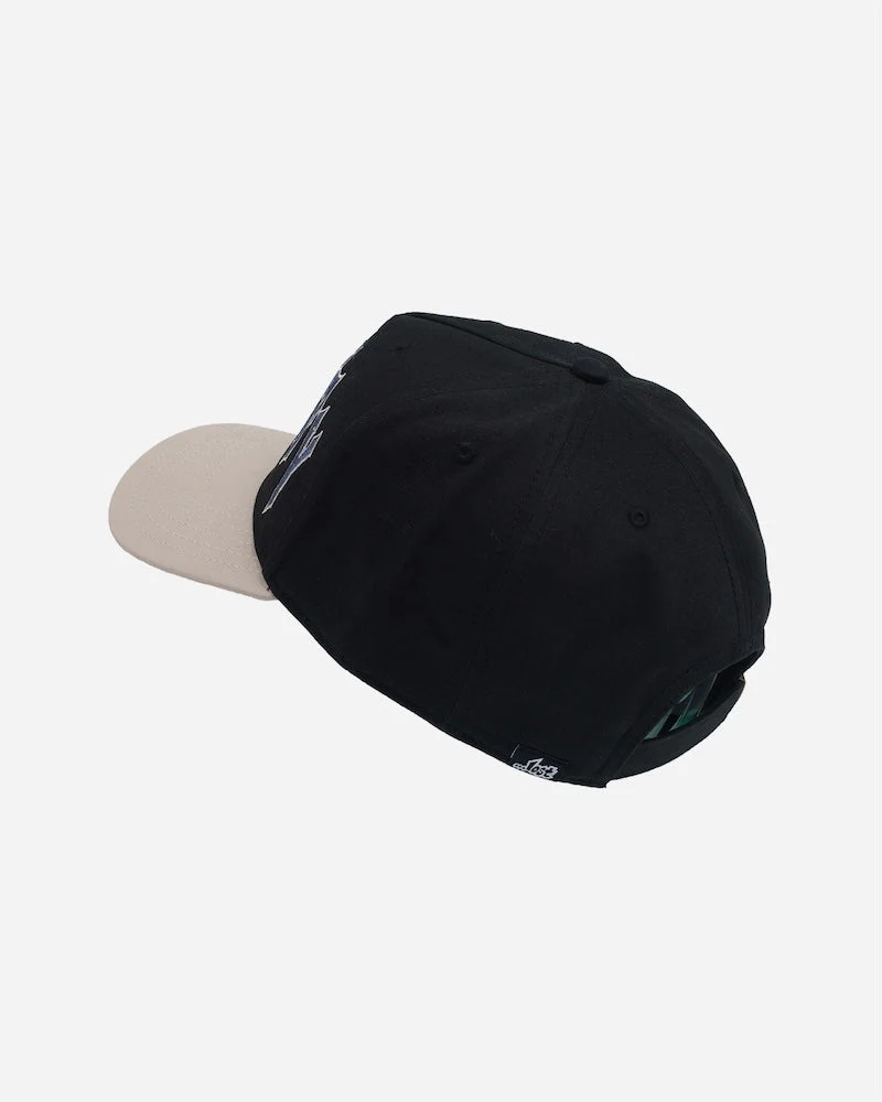 Lost  Surf City Strapback Hat-Black/Grey - Image 3