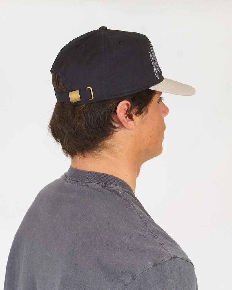 Lost  Surf City Strapback Hat-Black/Grey - Image 6