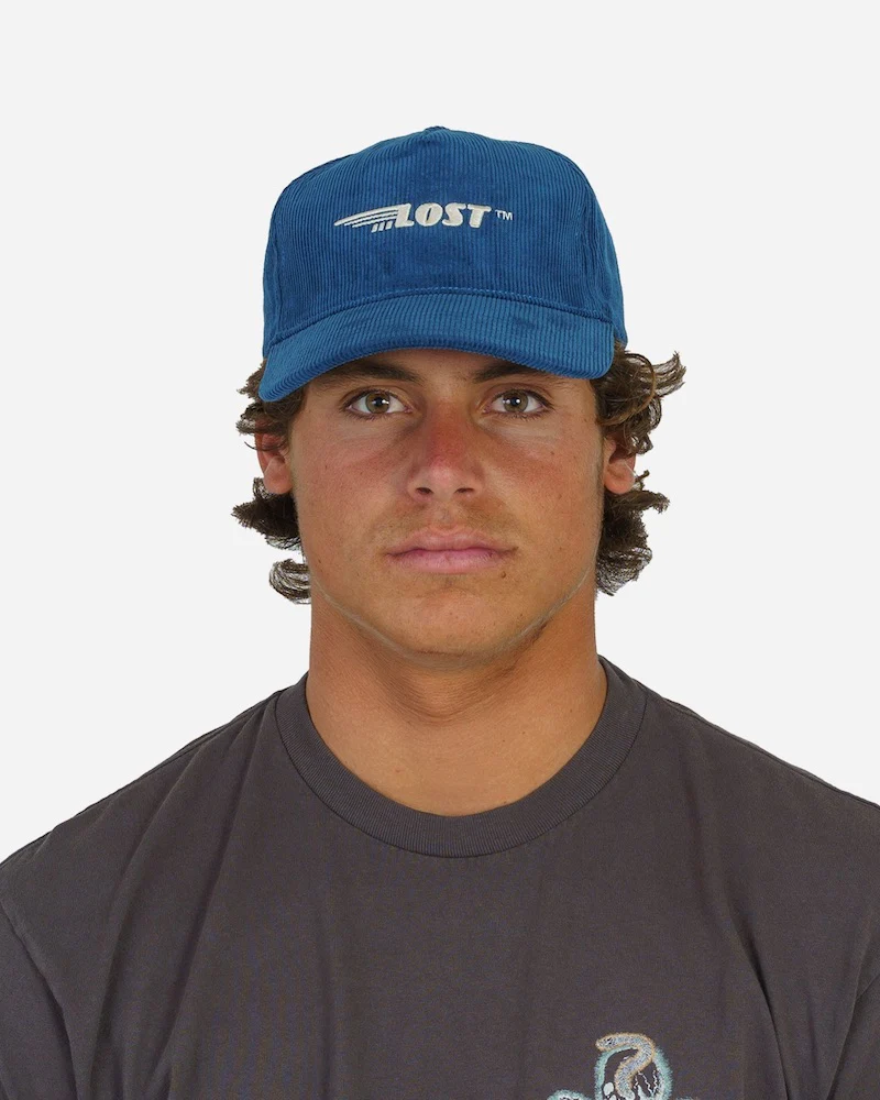 Lost Winged Corduroy Hat-Atlantic Blue - Image 4