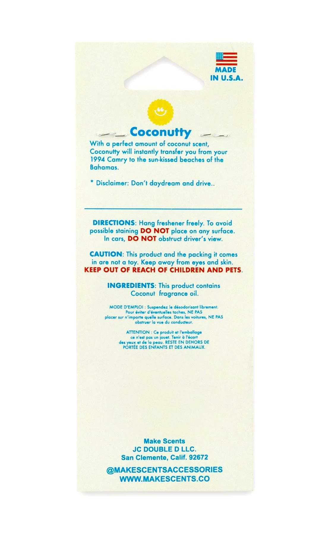 Make Scents Rodeo Air Freshener-Coconutty - Image 3