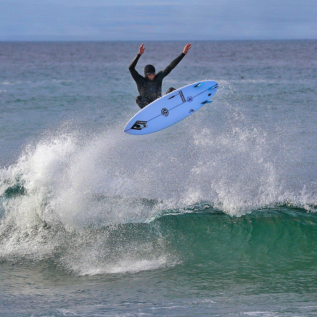 O'Neill Hyperfreak 4/3+ Hooded Wetsuit-Blk/Blk - Image 4