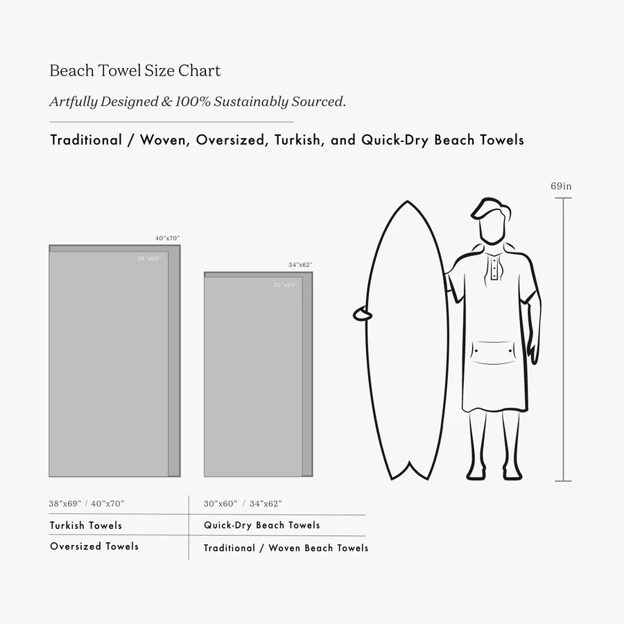 Slowtide Axel Beach Towel-Curry - Image 3